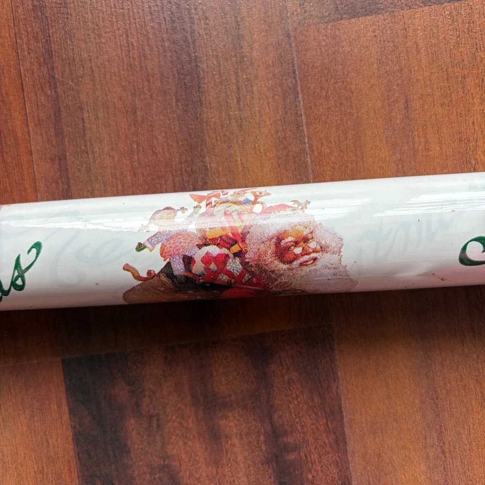 Frederick Douglass  Merry Christmas Gift Wrap 15‎ sq ft 30 x 6 ft Vintage Santa